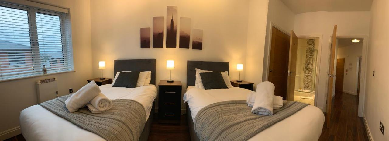 Zen Quality Beautiful 2 Bedroom Apartment With Free Parking And Wifi Close To Alexander Stadium Birmingam Exterior foto